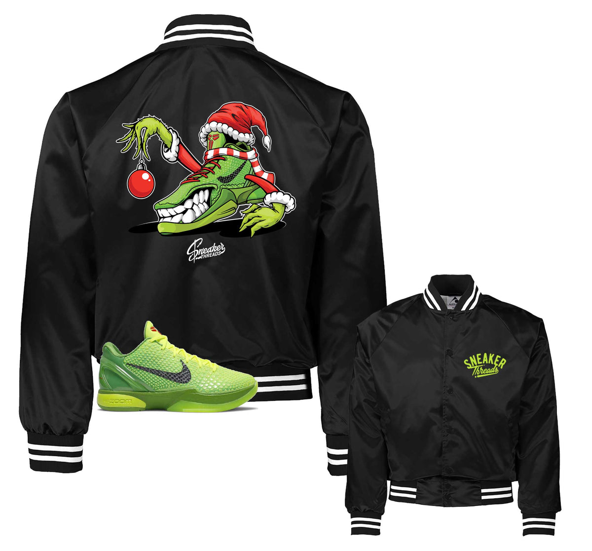 Protro Green Apple 6 - Fly Kicks Satin Jacket