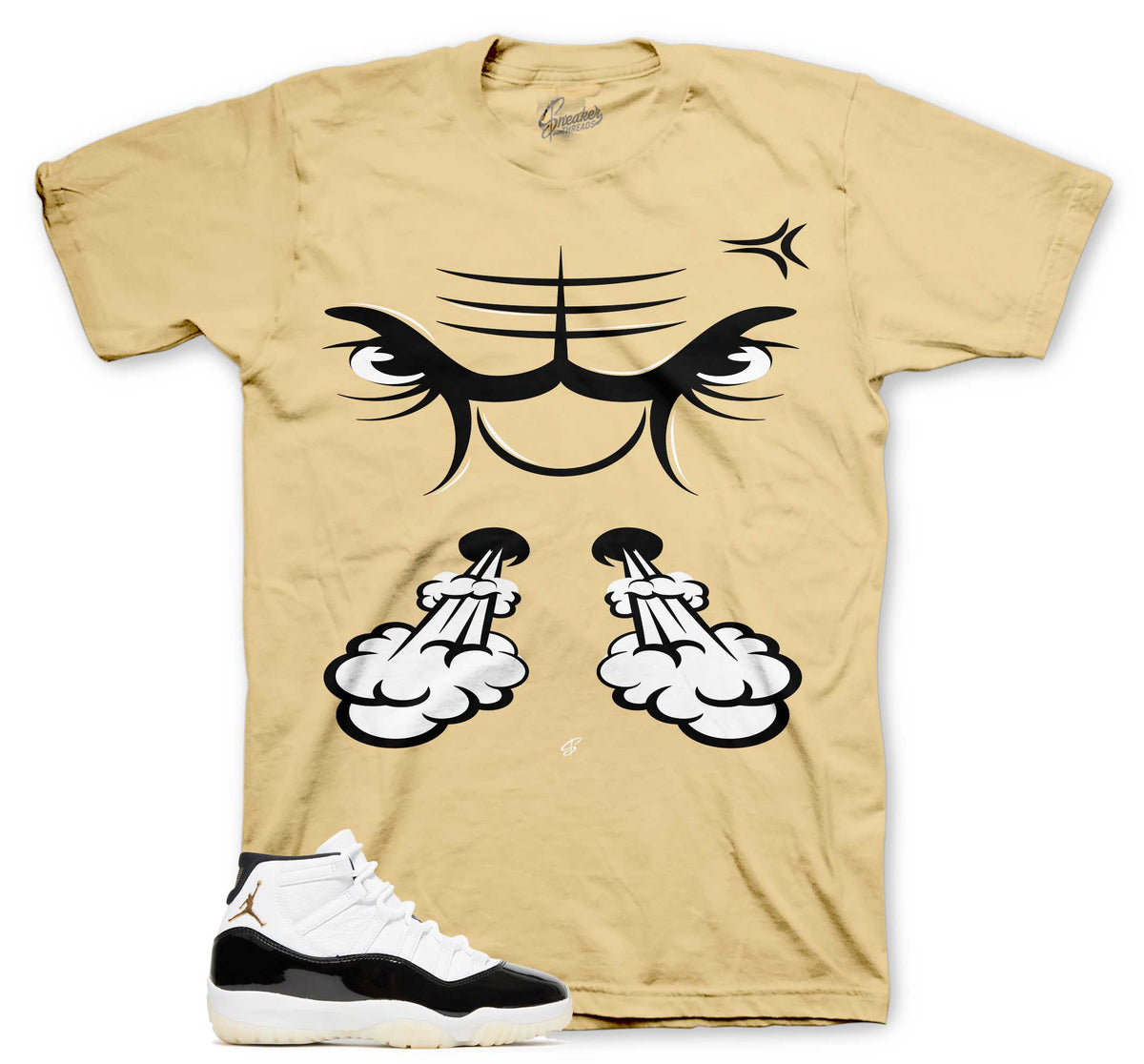 Retro 11 Gratitude DMP Raging Face Shirt