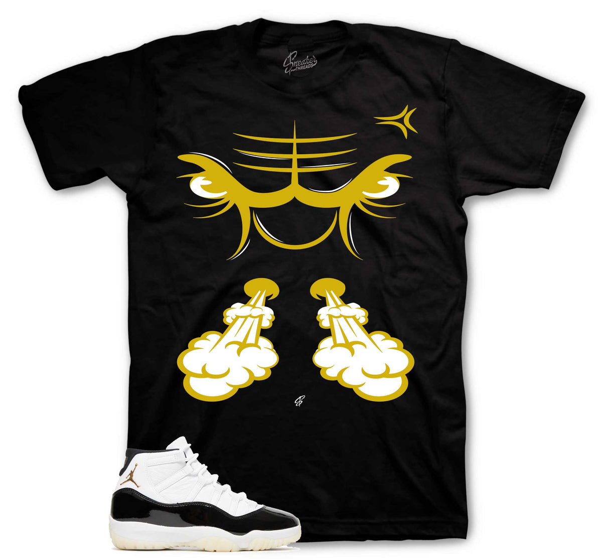 Retro 11 Gratitude DMP Raging Face Shirt