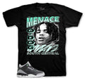 Retro 3 Green Glow Nineties Shirt