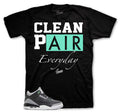 Retro 3 Green Glow Clean Pair Shirt