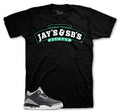 Retro 3 Green Glow Jays & Sbs Shirt
