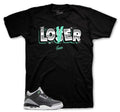 Retro 3 Green Glow Loser Lover Shirt