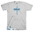 Retro 4 Industrial Blue Greatness Cross Shirt