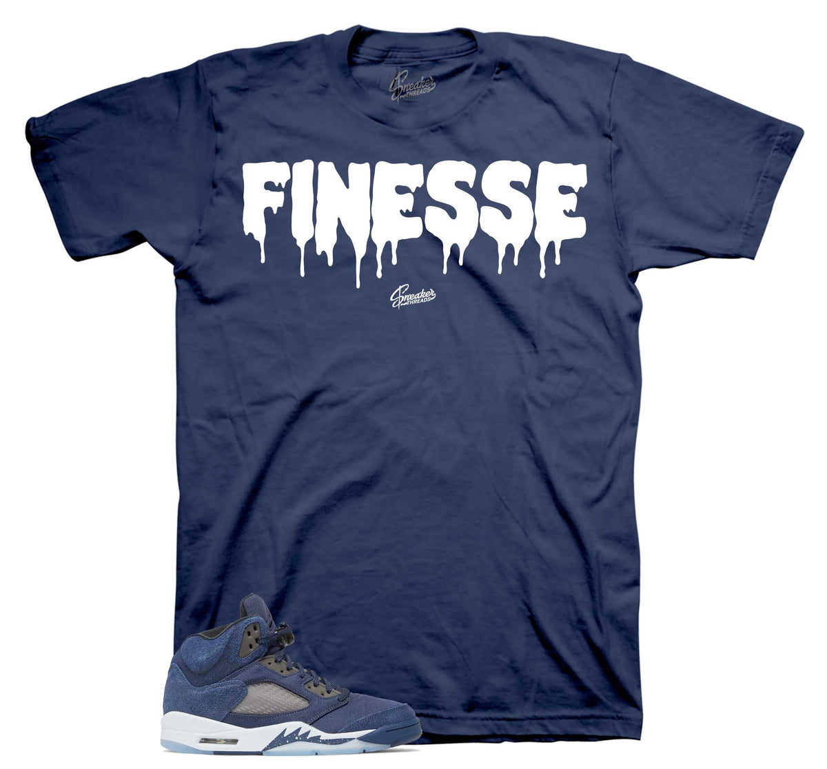 Retro 5 Midnight Navy Finesse Shirt