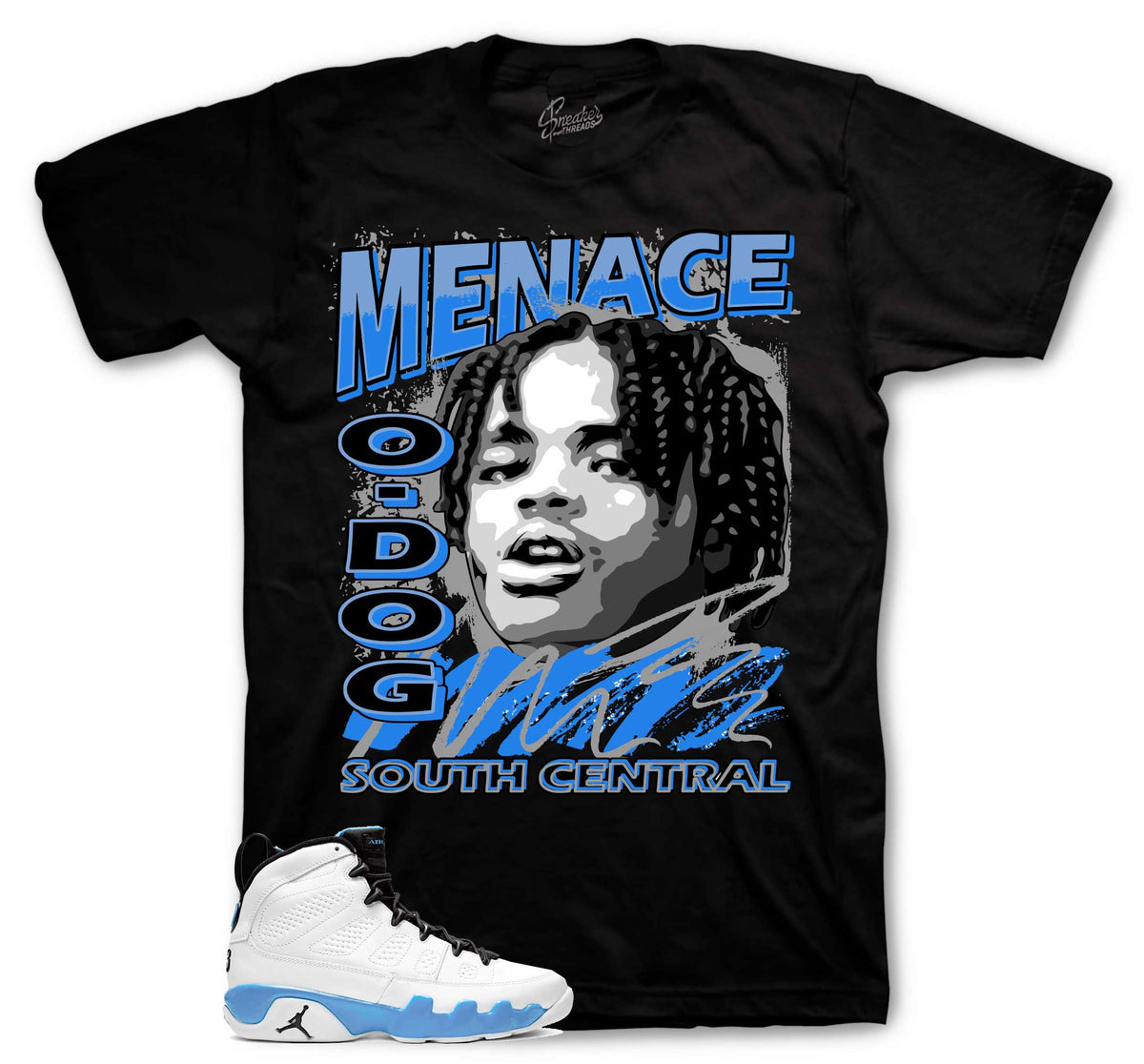 Retro 9 Powder Blue Nineties Shirt