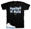 Retro 9 Powder Blue Airbrush Shirt