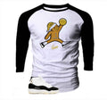 Retro 11 Gratitude DMP Gingerair Raglan Shirt
