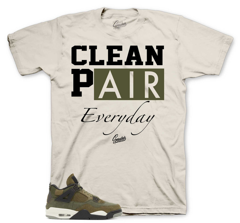 Retro 4 Craft Olive ST Palms Shirt