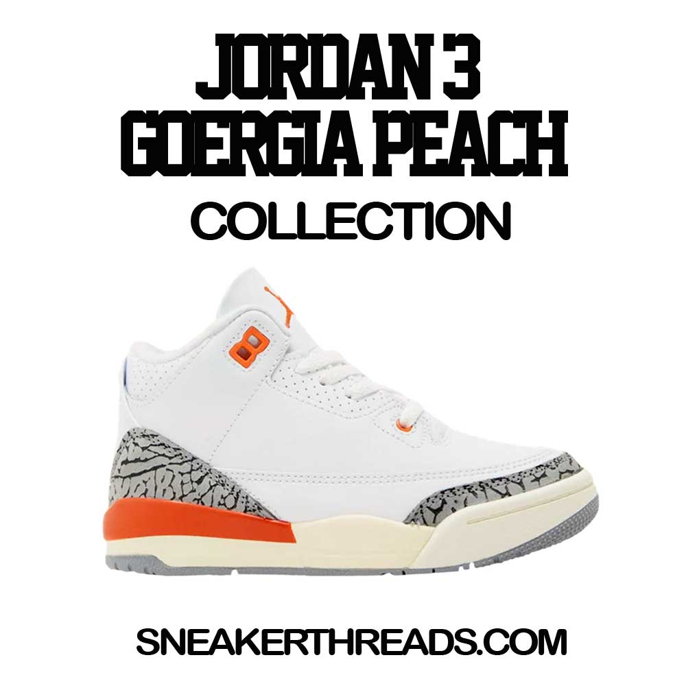 Retro 3 Georgia Peach Scared Money Shirt