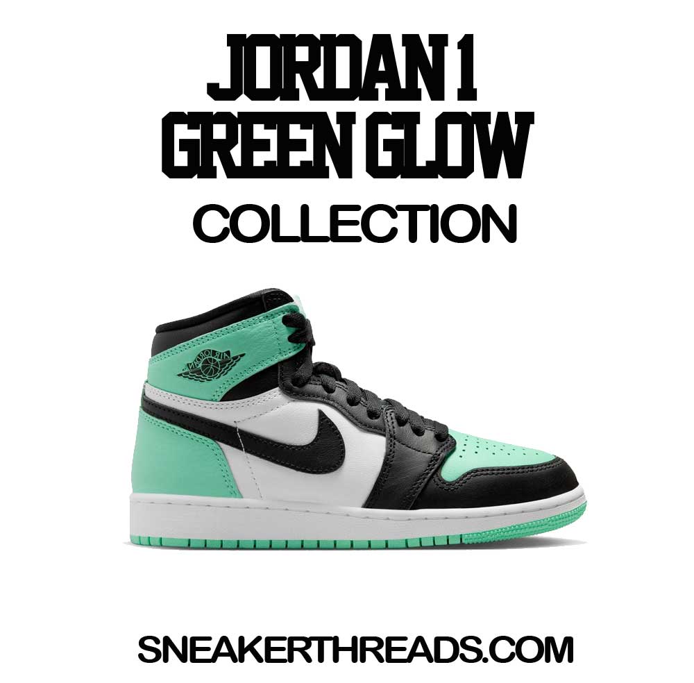 Retro 1 Green Glow Nineties Shirt