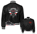Retro 4 Bred War Bully Satin Jacket